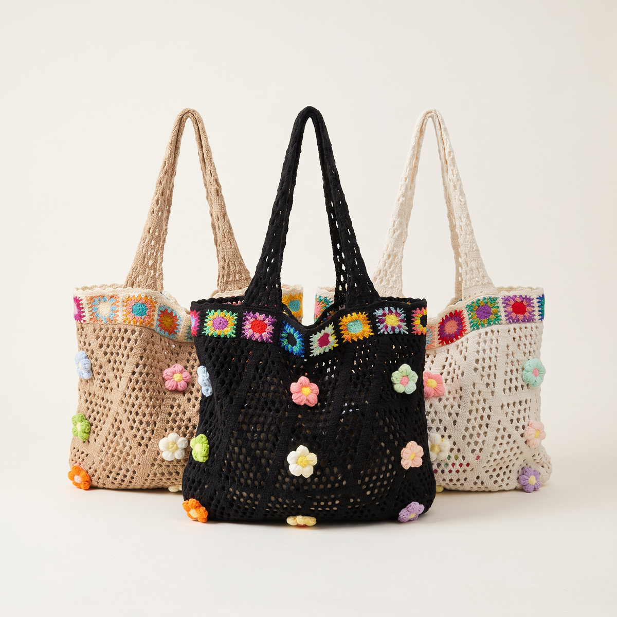 Handmade crochet bags